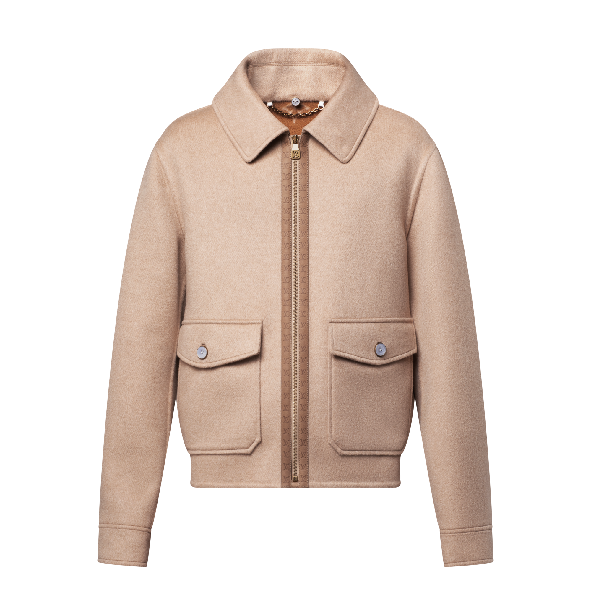 Vicuna-Cashmere Blend Double Face Blouson  in Men's Ready-to-Wear Outerwear and Coats collections by Louis Vuitton (Product zoom)